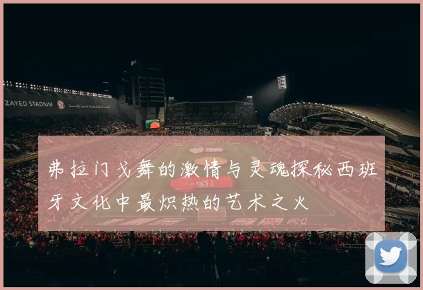 弗拉门戈舞的激情与灵魂探秘西班牙文化中最炽热的艺术之火